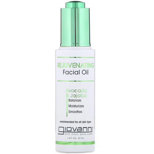 Giovanni, Rejuvenating Facial Oil, Avocado & Jojoba, 1.6 fl oz (47 ml) Review