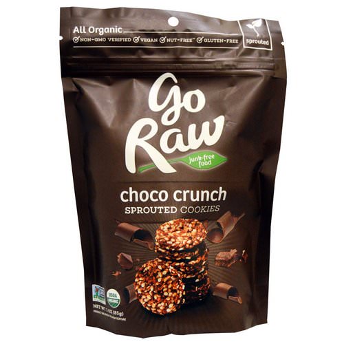 Go Raw, Organic, Choco Crunch Sprouted Cookies, 3 oz (85 g) Review