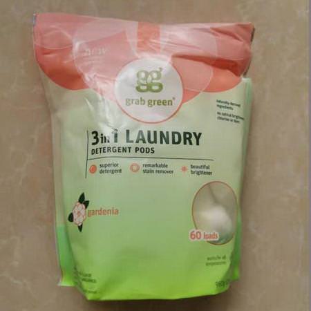 Home Cleaning Laundry Detergent Grab Green