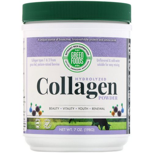 Green Foods, Hydrolyzed Collagen Powder, 7 oz (198 g) Review