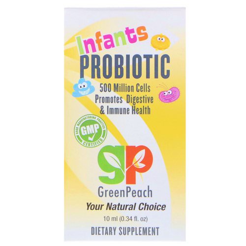 GreenPeach, Infants, Probiotic, 0.34 fl oz (10 ml) Review