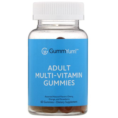 GummYum! Adult Multi-Vitamin Gummies, Assorted Natural Flavors, 60 Gummies Review