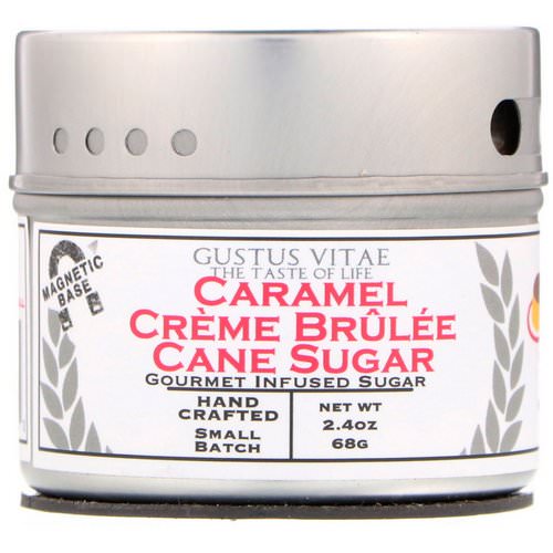 Gustus Vitae, Cane Sugar, Caramel Creme Brulee, 2.4 oz (68 g) Review