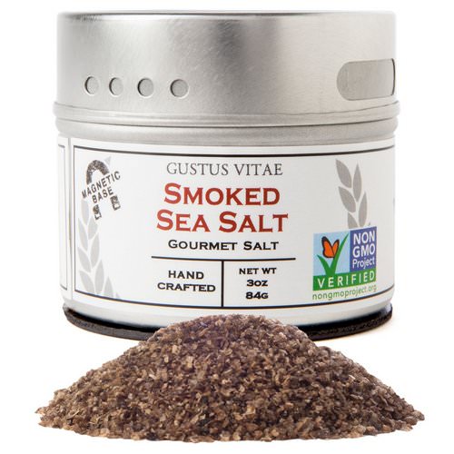Gustus Vitae, Gourmet Salt, Natural Smoked Sea Salt, 3 oz (84 g) Review