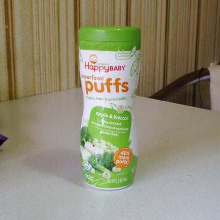 Superfood Puffs Veggie, Fruit & Grain, Apple & Broccoli