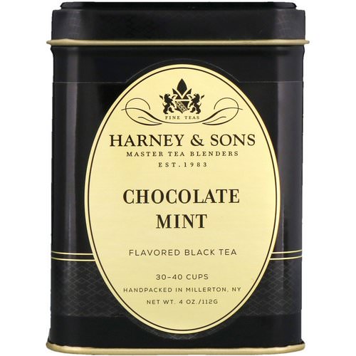Harney & Sons, Black Tea, Chocolate Mint, 4 oz Review
