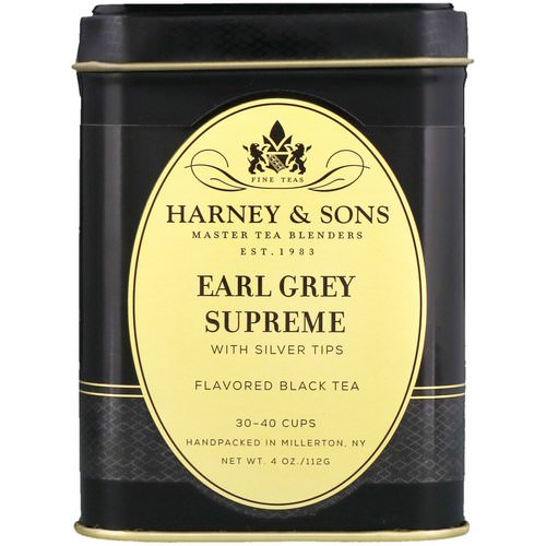 Harney & Sons, Black Tea, Earl Grey Supreme with Silver Tips, 4 oz Review