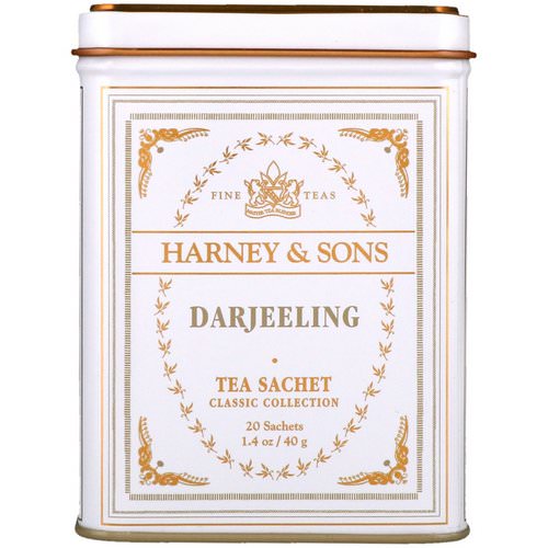Harney & Sons, Fine Teas, Darjeeling, 20 Tea Sachets, 1.4 oz (40 g) Review
