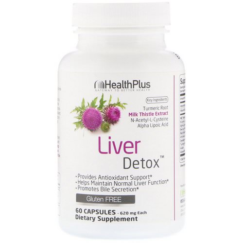 Health Plus, Liver Detox, 60 Capsules Review