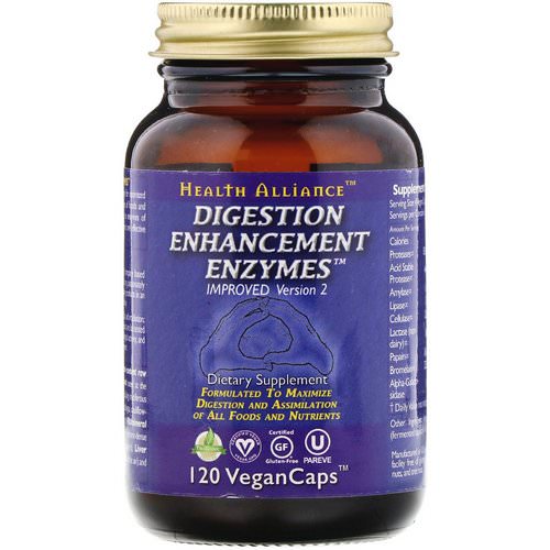 HealthForce Superfoods, Digestion Enhancement Enzymes, 120 VeganCaps Review