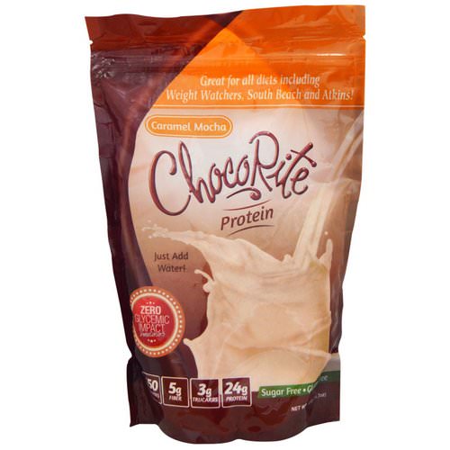HealthSmart Foods, ChocoRite Protein, Caramel Mocha, 14.7 oz (418 g) Review
