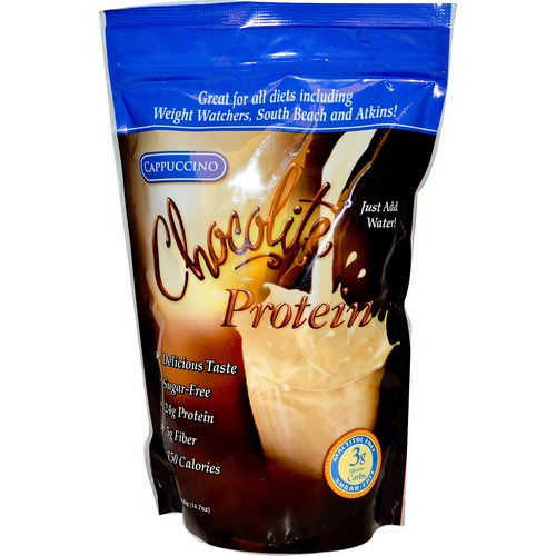 HealthSmart Foods, Chocolite Protein, Cappuccino, 14.7 oz (418 g) Review
