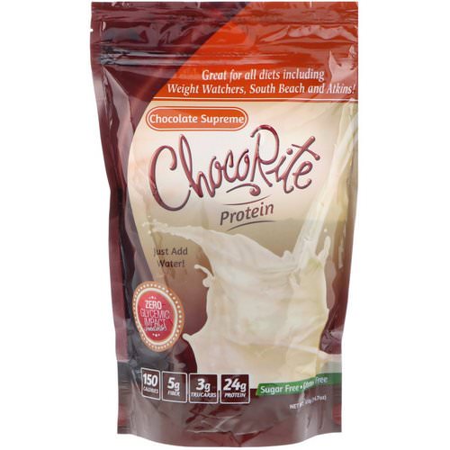 HealthSmart Foods, ChocoRite Protein, Chocolate Supreme, 14.7 oz (418 g) Review