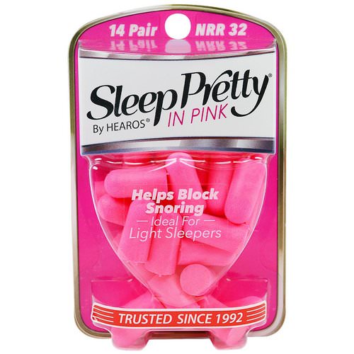Hearos, Ear Plugs, Sleep Pretty in Pink, 14 Pair Review