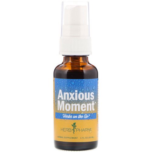 Herb Pharm, Herbs on the Go, Anxious Moment, 1 fl oz (30 ml) Review