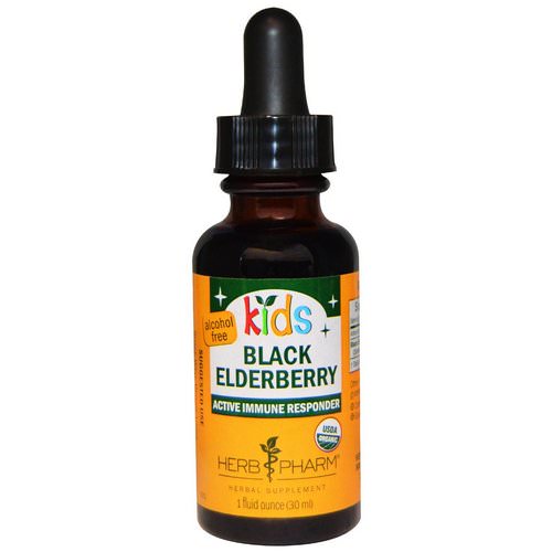 Herb Pharm, Kids, Black Elderberry, Alcohol Free, 1 fl oz (30 ml) Review