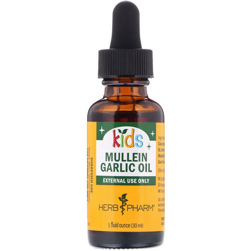 Herb Pharm, Mullein Garlic Oil, For Kids, 1 fl oz (30 ml) Review