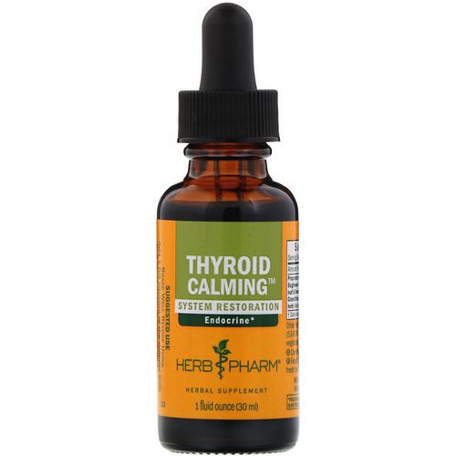 Herb Pharm, Thyroid Calming, 1 fl oz (30 ml) Review
