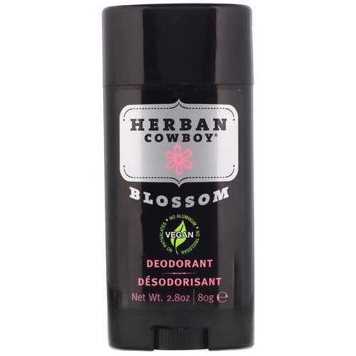 Herban Cowboy, Deodorant, Blossom, 2.8 oz (80 g) Review