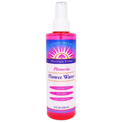 Heritage Store, Flower Water, Plumeria, 8 fl oz (240 ml) Review