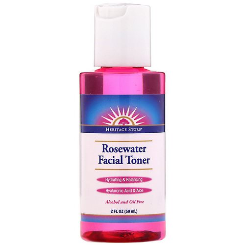 Heritage Store, Rosewater Facial Toner, 2 fl oz (59 ml) Review