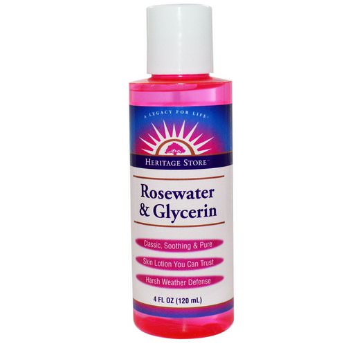 Heritage Store, Rosewater & Glycerin, 4 fl oz (120 ml) Review