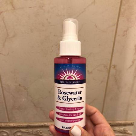 Heritage Store, Rosewater & Glycerin, Atomizer Mist Sprayer, 8 fl oz (240 ml) Review