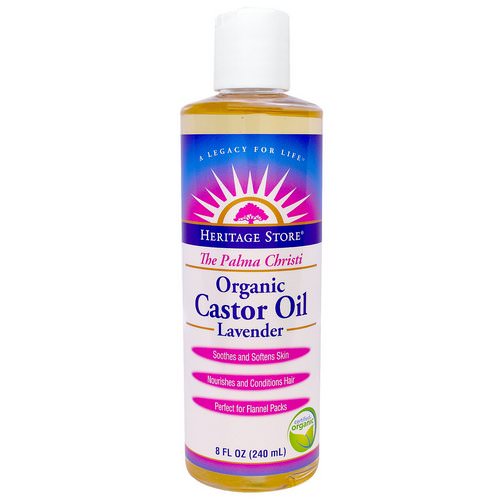 Heritage Store, The Palma Christi, Organic Castor Oil, Lavender, 8 fl oz (240 ml) Review