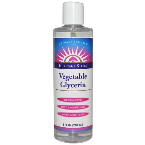 Heritage Store, Vegetable Glycerin, 8 fl oz (240 ml) Review