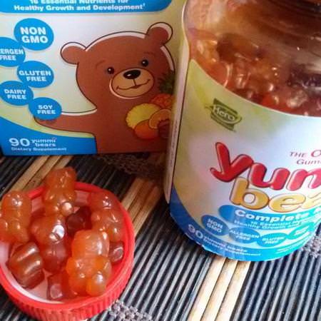 Yummi Bears, Complete Multi, Natural Strawberry, Orange and Pineapple Flavors
