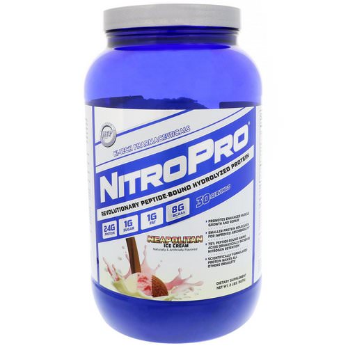 Hi Tech Pharmaceuticals, NitroPro, Hydrolyzed Protein, Neapolitan Ice Cream, 2 lbs (907 g) Review