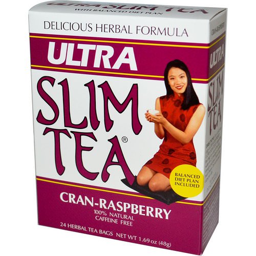 Hobe Labs, Ultra Slim Tea, Cran-Raspberry, Caffeine Free, 24 Herbal Tea Bags, 1.69 oz (48 g) Review