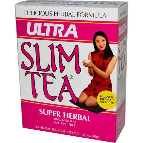 Hobe Labs, Ultra Slim Tea, Super Herbal, Caffeine Free, 24 Herbal Tea Bags, 1.69 oz (48 g) Review