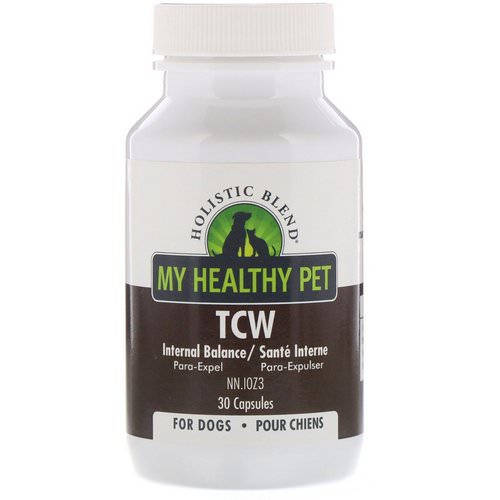 Holistic Blend, My Healthy Pet, TCW, Internal Balance, For Dogs, 30 Capsules Review