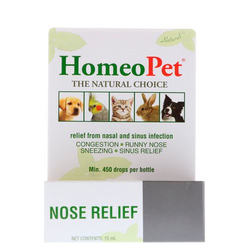 HomeoPet, Nose Relief, 15 ml Review
