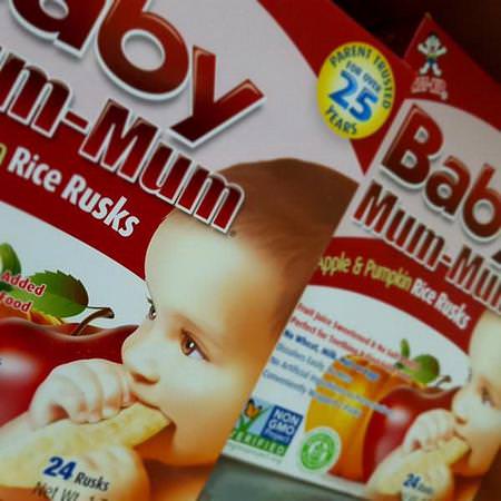 Baby Mum-Mum, Apple & Pumpkin Rice Rusks