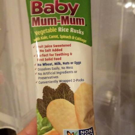 Baby Mum-Mum, Vegetable Rice Rusks