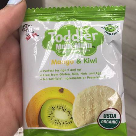 Toddler Mum-Mum, Organic Rice Biscuits, Mango & Kiwi