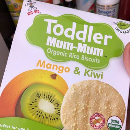 Hot Kid, Toddler Mum-Mum, Organic Rice Biscuits, Mango & Kiwi, 12 Packs, 2.12 oz (60 g) Review