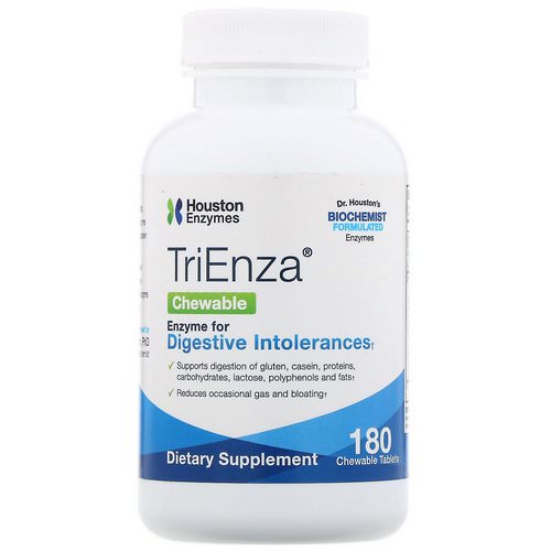 Houston Enzymes, TriEnza Chewable, 180 Chewable Tablets Review