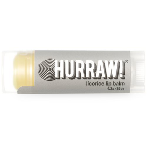 Hurraw! Balm, Licorice Lip Balm, .15 oz (4.3 g) Review