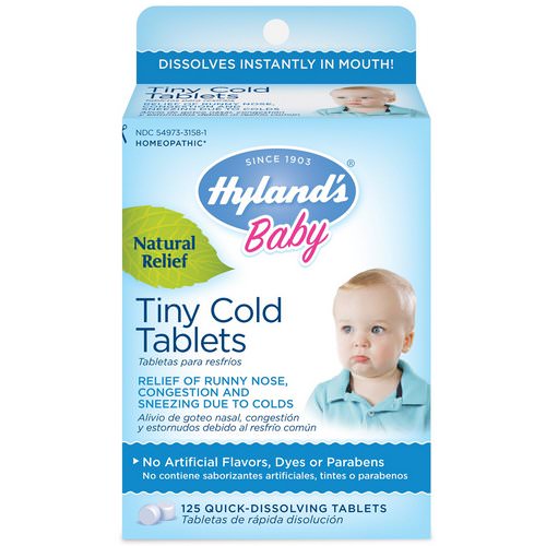 Hyland's, Baby, Tiny Cold Tablets, 6 Months +, 125 Quick-Dissolving Tablets Review