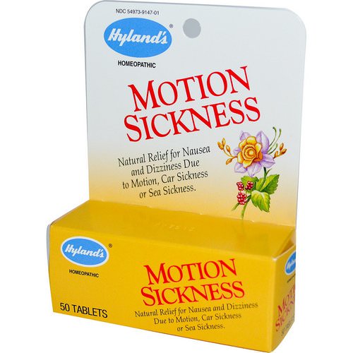 Hyland's, Motion Sickness, 50 Tablets Review