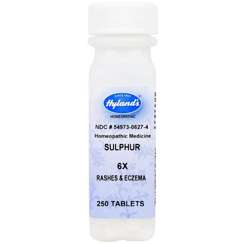 Hyland's, Sulphur 6X, 250 Tablets Review