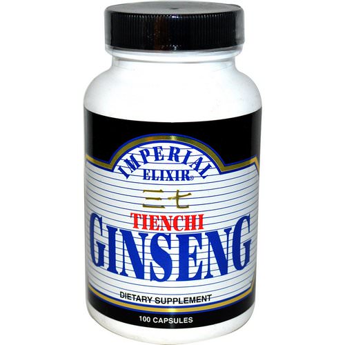 Imperial Elixir, Tienchi Ginseng, 100 Capsules Review