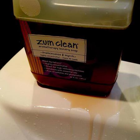 Zum Clean, Aromatherapy Laundry Soap, Frankincense & Myrrh