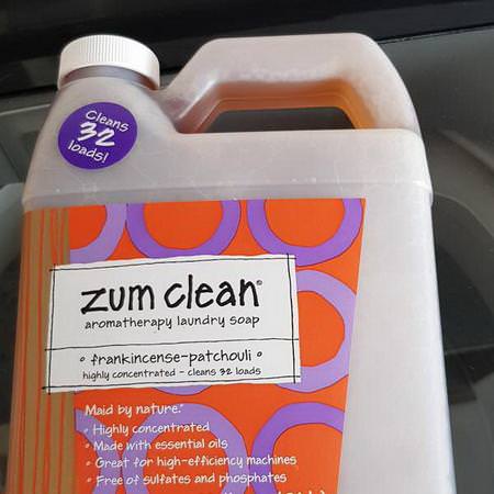 Zum Clean, Aromatherapy Laundry Soap, Frankincense & Patchouli