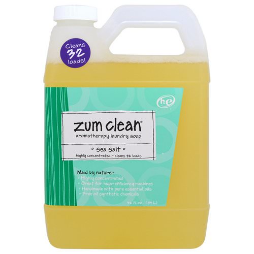 Indigo Wild, Zum Clean, Aromatherapy Laundry Soap, Sea Salt, 32 fl oz (.94 L) Review