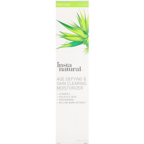 InstaNatural, Age Defying & Skin Clearing Moisturizer, Anti-Aging, 1.5 fl oz (44 ml) Review