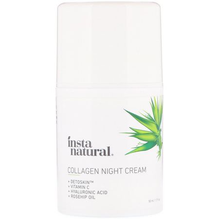 InstaNatural, Night Moisturizers, Creams, Collagen, Beauty